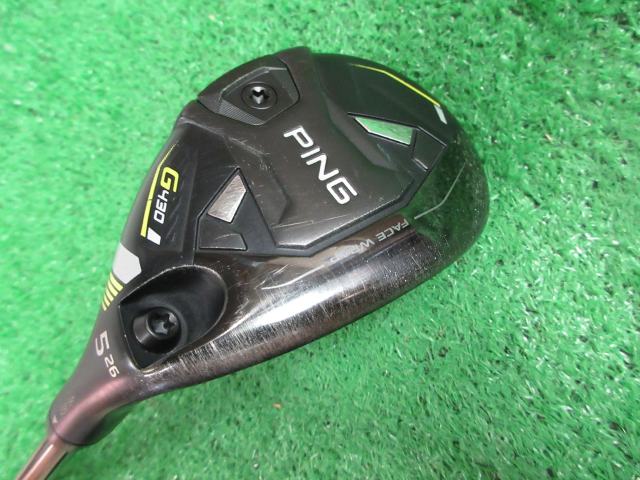 【美品】g430 U5 ツアーChrome 2.0 85S PING ピン G430 ハイブリッド TOUR 2.0 CHROME 85 カーボン