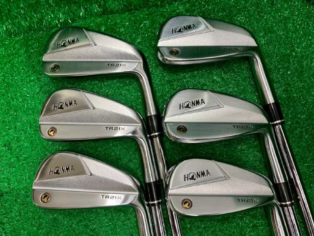 本間 ゴルフ TR21X #６番 アイアンウェッジ WG フレックスS ゴルフ 日本のクラフトマンシップを感じる最新アイアン」本間ゴルフの