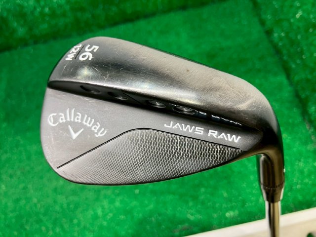 新品未使用Callaway JAWS RAW 56 12Wウェッジ Callaway Jaws Raw Chrome Wedge 56°-12 W-Grind Kbs Tour Stl 1112220