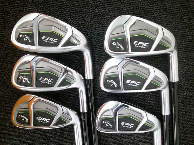 最終価格‼️キャロウェイ EPIC STAR ６〜A ６本 キャロウェイEPIC FORGET STAR アイアン 6本（6～P,A） SR - メルカリ