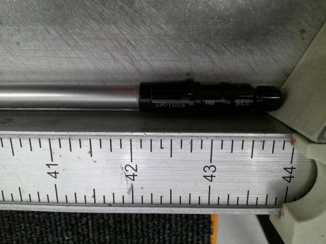 ATTAS KING 7（S） テーラーメイド用スリーブ 43.875インチ USTマミヤ