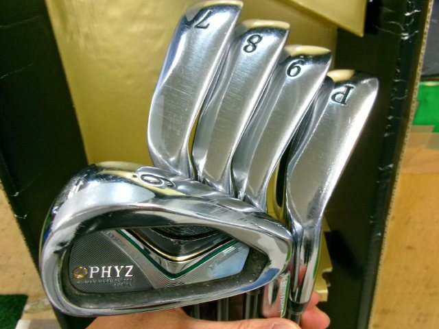 【美品】ツアーステージPHZY PZ-501 アイアン5本 ユーティリティ1本 TOUR STAGE (ツアーステージ) アイアンセット PHYZ PZ-501I 5本