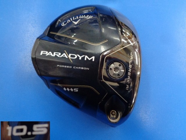 ⭐︎プロトタイプ キャロウェイ PARADYM ◆◆◆S 10.5度 ヘッドのみ Callaway PARADYM トリプルダイヤ ドライバー ヘッド 10.5