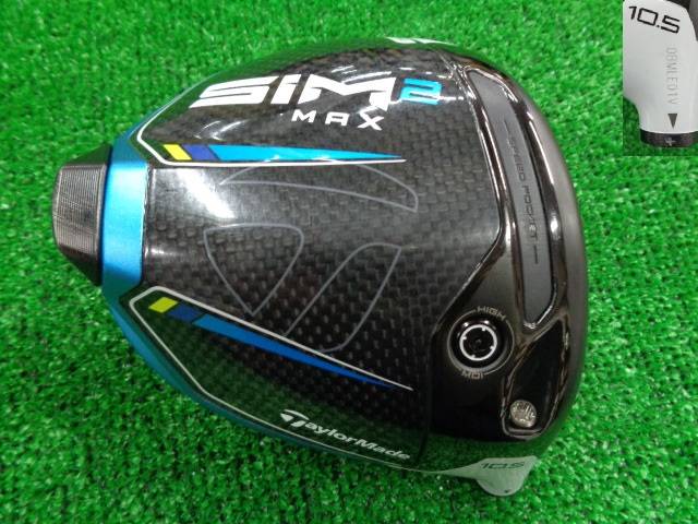 SIM2 MAX ツアー支給品 ＋刻印 テーラーメイド ドライバー 在庫