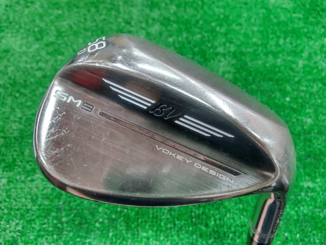 ボーケイ sm9 58° 12D BV105 中古】Vokey SM9 BRASHED STEEL ウェッジ BV105 58-12 設定無 C