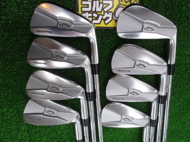 豪華8本 キャロウェイ プロトタイプ メンズゴルフ アイアンセット 軟鉄鋳造 Callaway キャロウェイ X プロトタイプ アイアン 8本セット(#3