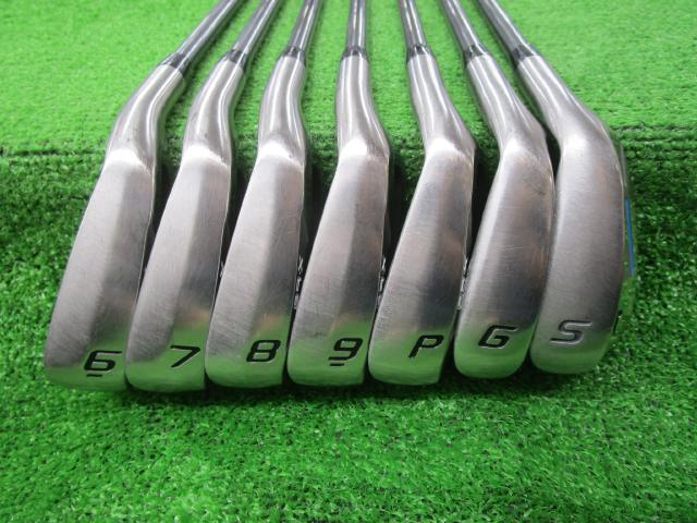 【値下げ！】【新品同様】ミズノ BR-X アイアン(SR) 7S メンズ右 ミズノ（MIZUNO）（メンズ）BR-X アイアンセット 7本(6I～9I、PW