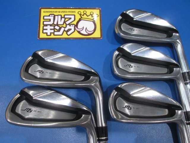 良品】三浦技研 PI-401 メンズアイアンセット 6本 スチール S 良品