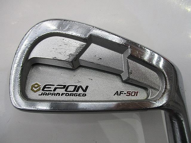 【良品】地クラブ EPON AF-501 アイアンセット ゴルフクラブ 6本 AF-501｜エポン｜アイアンセット｜NS PRO 1150GH TOUR