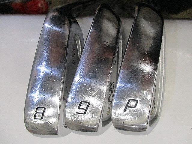 EPON AF-501 アイアンセット6本　プロジェクトX 5.0SR中古 EPON AF-501 アイアンセット6本 プロジェクトX 5.0SR中古 EPON