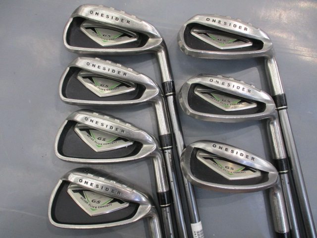 つるや ONE SIDER ONESIDER GS アイアン ONESIDER GS シャフト：ONESIDER GS(5本:#6 #7 #8 #9 PW) ワンサイダー GS｜ツルヤ｜アイアンセット｜ワンサイダー GS｜中古