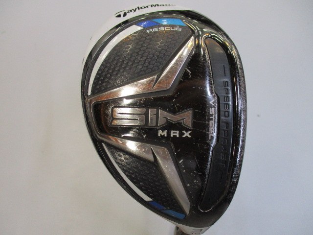 美品】 テーラーメイド SIM MAX RESCUE TENSEI BLUE TM 40 JP L 28 ...
