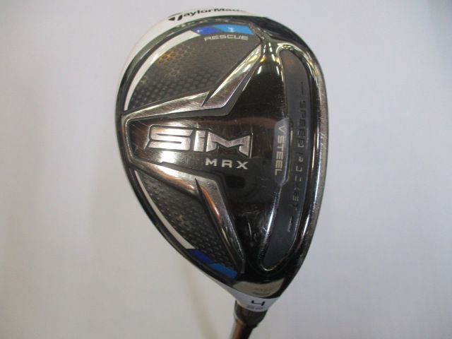 TaylorMade - 美品◆SIMMAXレスキュー◆#3◆19°◆テンセイハイブリッドオレンジ80S SIM MAX レスキュー UT 3U テンセイ ハイブリッド S