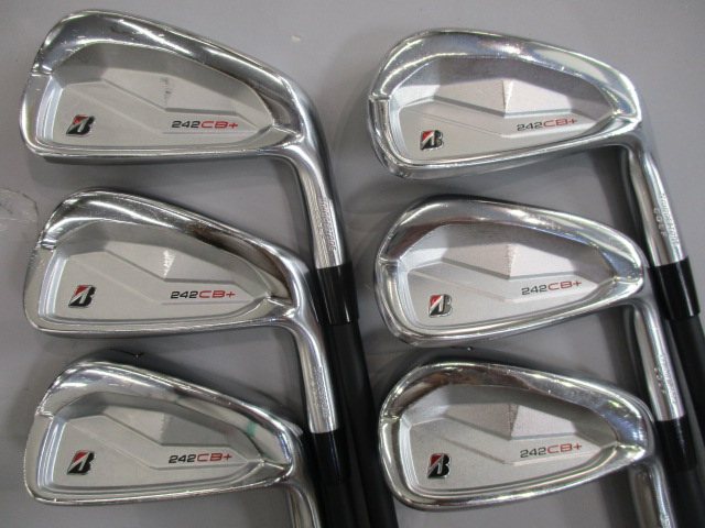 【期間限定！最安値挑戦】 プリヂストン☆242CB+&258CBP☆MCIブラック100(S)☆6本セット クラブ