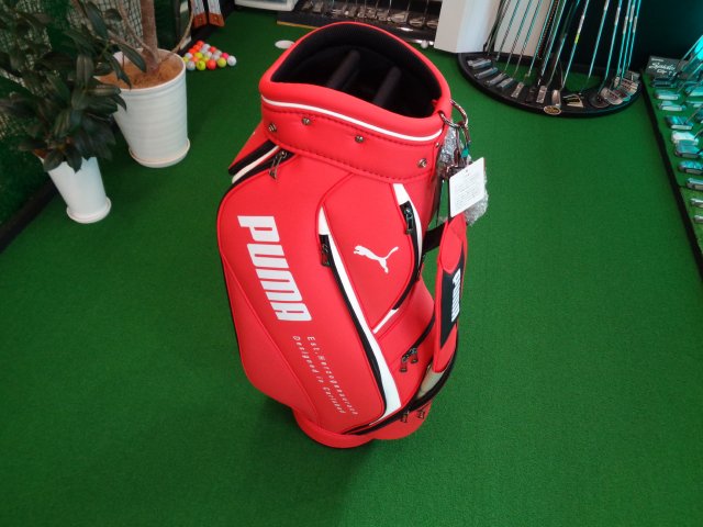 PUMA ベーシックキャディバッグ プーマレッド プーマ バッグ クラブ