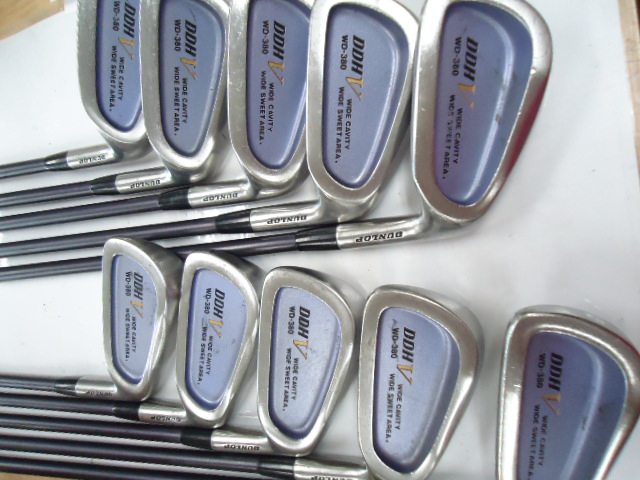 ダンロップ DDH アイアンセット9本 3-S ライトスチール DUNLOP ダンロップ スリクソン ZXi5 アイアンセット 6本組(5-P