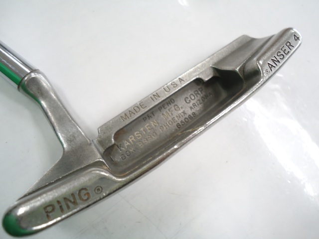 アンサー4ステンレス PAT PEND オリジナルスチール ピン パター クラブ