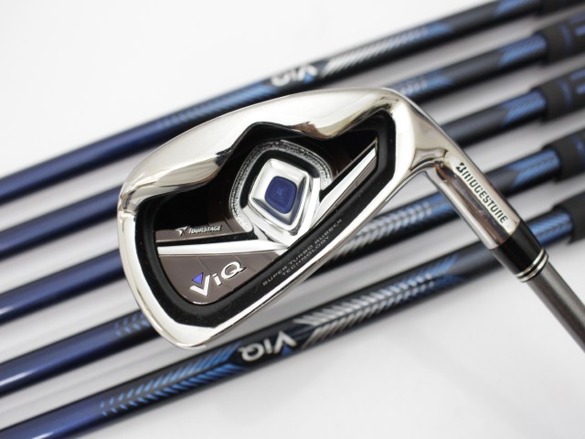 BRIDGESTONE - くまねこ　ツアーステージ　ViQ2012 アイアンセット 強烈な飛びを体感できる」ブリヂストン ツアーステージ V-iQ