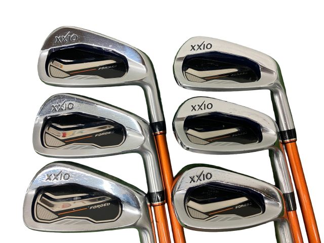 【希少】ゼクシオ forged 2017 オレンジモデル アイアンセット　6本 ゼクシオフォージド2017 Orange MiyazakiKaula8 6S ダンロップ