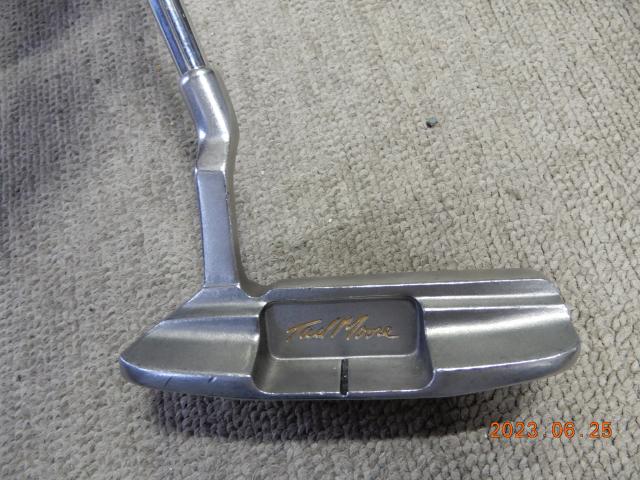 Tad　Moore　タッドモア　REDHOD　レッドホット　メンズゴルフパター　スチール　右利き用　PT　ピン型　34インチ　525g Tad Moore RED HOT MODEL1 スチール シャフトバンド無し