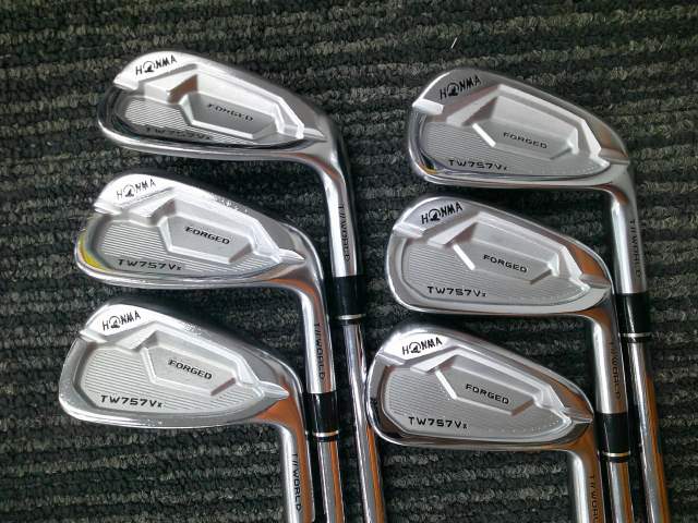 【美品】TW757Vx MODUS3 TOUR105-S 6本(#5-9,P) Honma TW757Vx Iron Set 6pcs 5–PW MODUS3 Tour 105 Shaft S