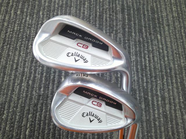 キャロウェイ　CB ウェッジ　52 58 2本　セット　NEO S マックダディ プレゼント】“全面溝”で抜群のスピン性能! 『マックダディ CB