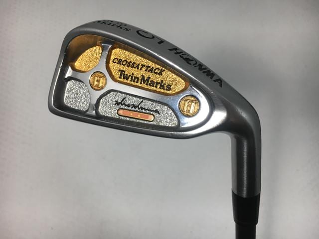 ■ 蔵出しアイアンコレクション　名器ヒロホンマ　極上程度ツインマークス2000アルファ（金モグラ）３－10（６本）専用ドリスカーボンシャフト（硬さＳ）嫁に出したくないけど！笑 楽天市場】【訳あり】本間ゴルフ(ホンマ/HONMA) ヒロホンマ TM クロス