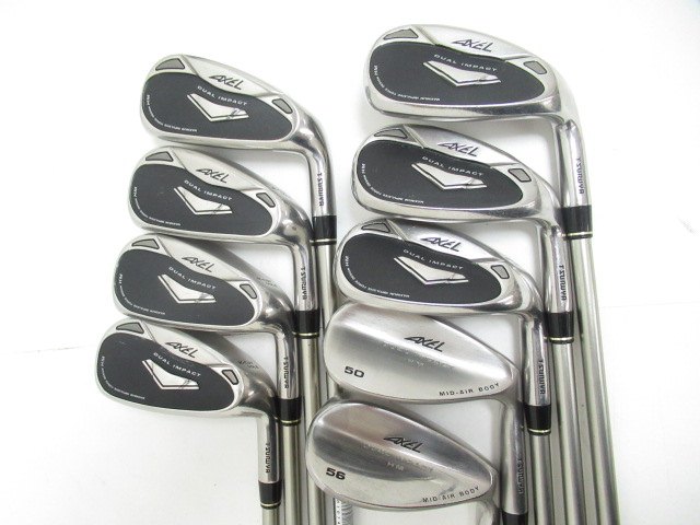 希少レフティ】 アクセル DUAL IMPACT HM メンズゴルフセット アクセル