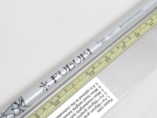 FUBUKI V60 Sシャフト　1W用　テーラーメイドスリーブ付 FUBUKI V60 Sシャフト 1W テーラーメイドスリーブ付き - メルカリ