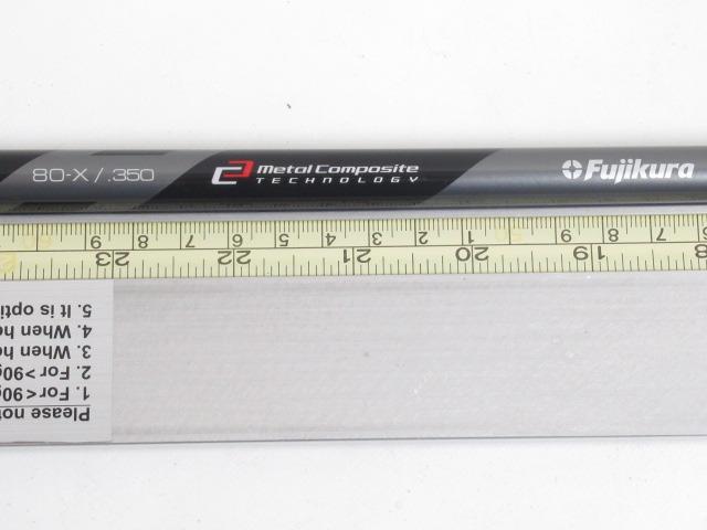 MCH 80(X)UT用 フジクラ シャフト クラブ詳細｜中古 ゴルフクラブ
