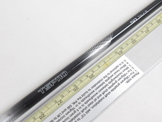 Titleist - タイトリスト1WシャフトTSP110 50 tour S 中古】タイトリスト 純正シャフト1 ドライバー用_スリーブ付