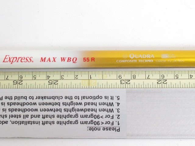 Fire Express MAX WBQ 55(R) 1W用 コンポジットテクノ シャフト クラブ