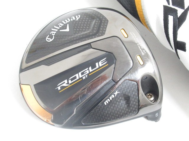 キャロウェイ ローグST MAX 9.0° ドライバー 1w ヘッド単品 中古品 ROGUE ST MAX 9 0° ヘッドカバー付き キャロウェイ 1W