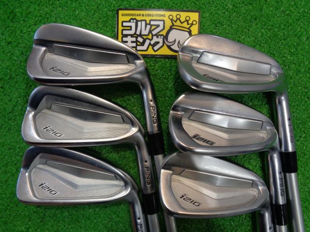 ピンi210 MCI80-R 黒ドット 6本セット 中古 ピンi210 アイアン MCI 80-R