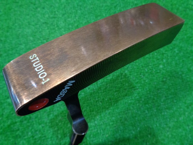 マスダゴルフ STUDIO-1 銅メッキ 美品 ヘッドカバー付き 楽天市場】マスダゴルフ スタジオ1 パター STUDIO−1
