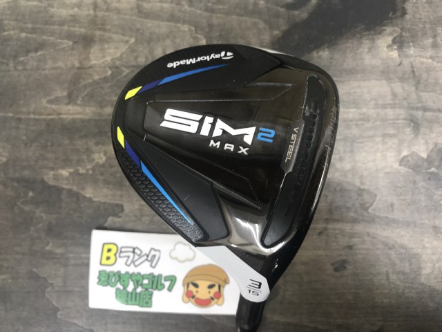 TaylorMade SIM2 MAX 3W 15° TOUR AD HD-6S AEROJET MAX Fairway TaylorMade SIM2 MAX 3W 15° TOUR AD HD-6S AEROJET MAX Fairway