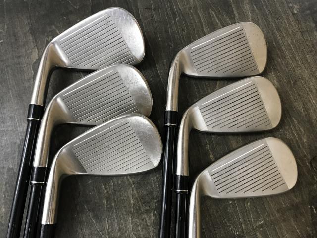 M4 2021 Fujikura Atmos Red 7 6S テーラーメイド アイアンセット