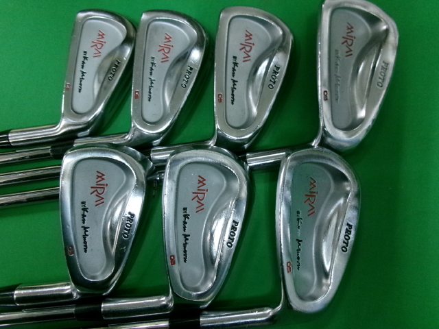 男性用】MIRAI PROTO アイアンセット 6本（S） 地クラブ 男性用