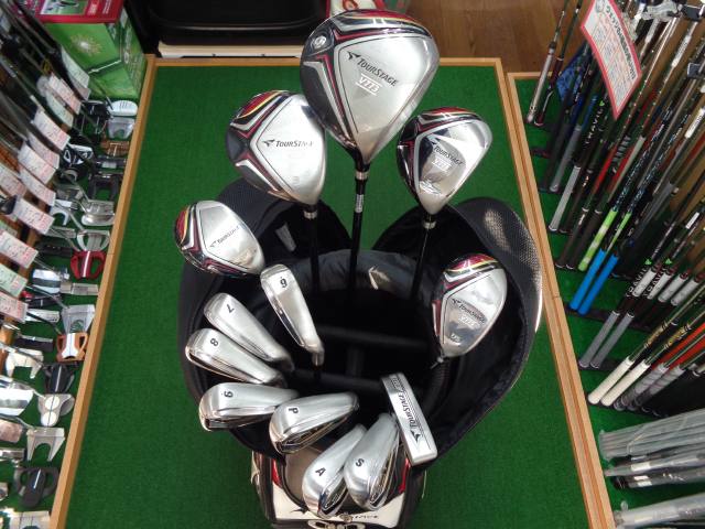 ツアーステージ V773 キャディバッグ付きクラブセット グラファイト